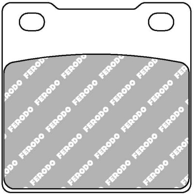 Ferodo FDB183P Тормозные колодки дисковые MOTO, блистер 2 шт