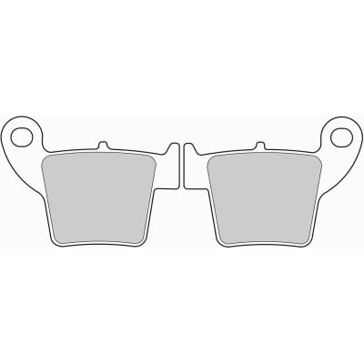 Ferodo FDB2139P Тормозные колодки дисковые MOTO, блистер 2 шт