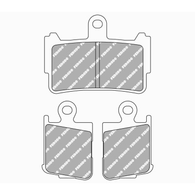 Ferodo FDB2259ST Тормозные колодки дисковые MOTO, блистер 4 шт