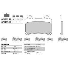 Brembo 07YA3507 колодки тормозные МОТО(FDB662)