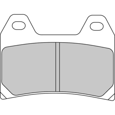 Ferodo FDB2042P Тормозные колодки дисковые MOTO, блистер 2 шт