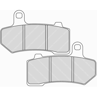 Ferodo FDB2210ST Тормозные колодки дисковые MOTO, блистер 2 шт