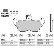 Brembo 07BB24SA колодки тормозные МОТО (FDB2127)