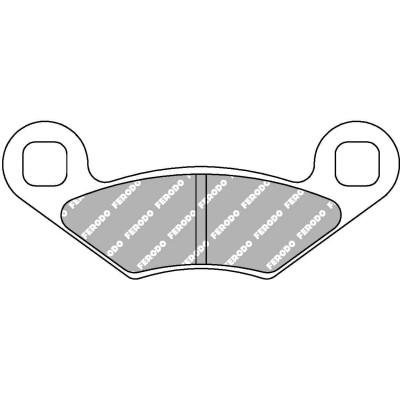 Ferodo FDB2055SG Тормозные колодки дисковые MOTO, блистер 2 шт