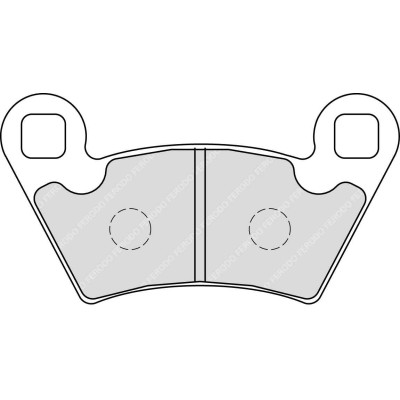 Ferodo FDB2236SG Тормозные колодки дисковые MOTO, блистер 2 шт