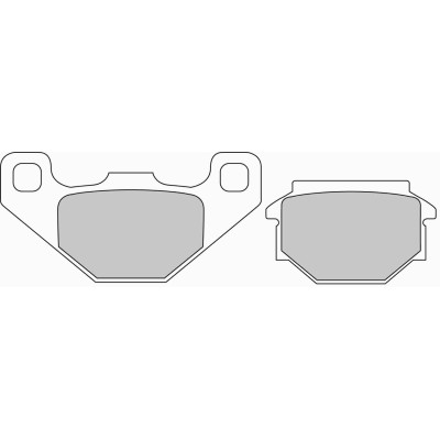 Ferodo FDB828P Тормозные колодки дисковые MOTO, блистер 2 шт