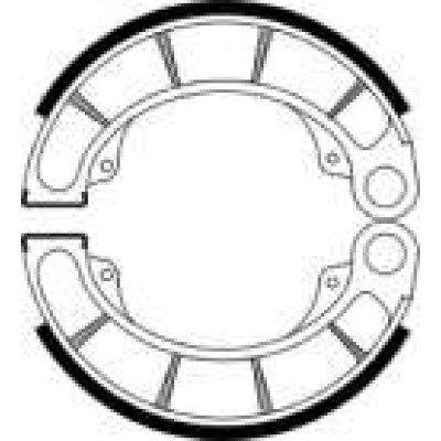 Ferodo FSB946 Тормозные колодки барабанные MOTO, коробка 2 шт